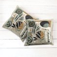 thumbnail image 5 of Ambesonne Monstera Throw Pillow Cover Pack of 2, Abstract Boho Leaves Art, 2 Pcs-24" x 24", Dark Sepia Pale Brown, 5 of 5