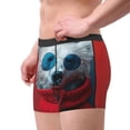 thumbnail image 3 of KLL Stylish Polar Bear Sunglasses Men's Cotton Boxer Briefs Underwear-Medium, 3 of 7