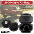 thumbnail image 3 of Vixen Air 1/2" NPT Single Air Port Suspension Air Spring/Air Bags with Internal Bump Stop, Universal Brackets, Fittings, Schrader Valves and 20FT Hose VXD2614SS/BB, 3 of 10