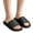 Black, variant on Acupressure Massage Slippers for Men Non-Slip Soft Bottom Reflexology Acupressure Slippers Open Toe Shower Bedroom House Slippers Indoor Outdoor 10 wide