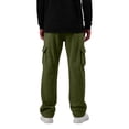 thumbnail image 6 of Mens Cargo Sweatpants Casual Fashion Drawstring Waist Sweatpants with Pockets Relaxed Fit Wide Leg Sweatpants for Lounging or Outdoor Army Green M, 6 of 9