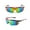 Colorful Red, variant on BE-TOOL Outdoor Polarized Sunglasses with Sweat Strips UV400 Protection 7 Colors Choice