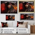 thumbnail image 4 of Designart "Fiery Courage Of Pirates And Corsairs II" Pirate Floater Framed Wall Art Living Room, 4 of 5