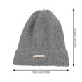 thumbnail image 4 of Oversized Knitted Beanie Hat Winter Beanie Hat Warm Beanie Hat Women Beanie Hat, 4 of 5
