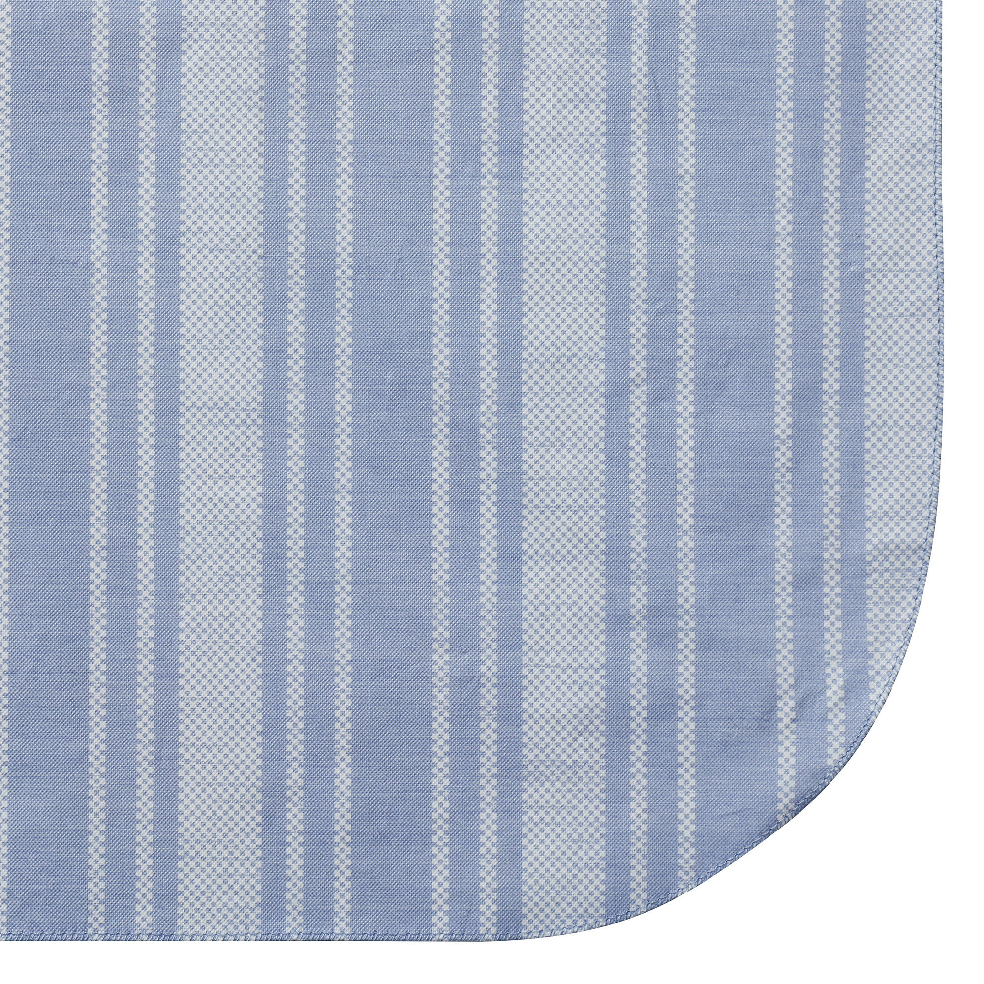 Mainstays Blue Striped PEVA Tablecloth 60" x 102" Rectangle