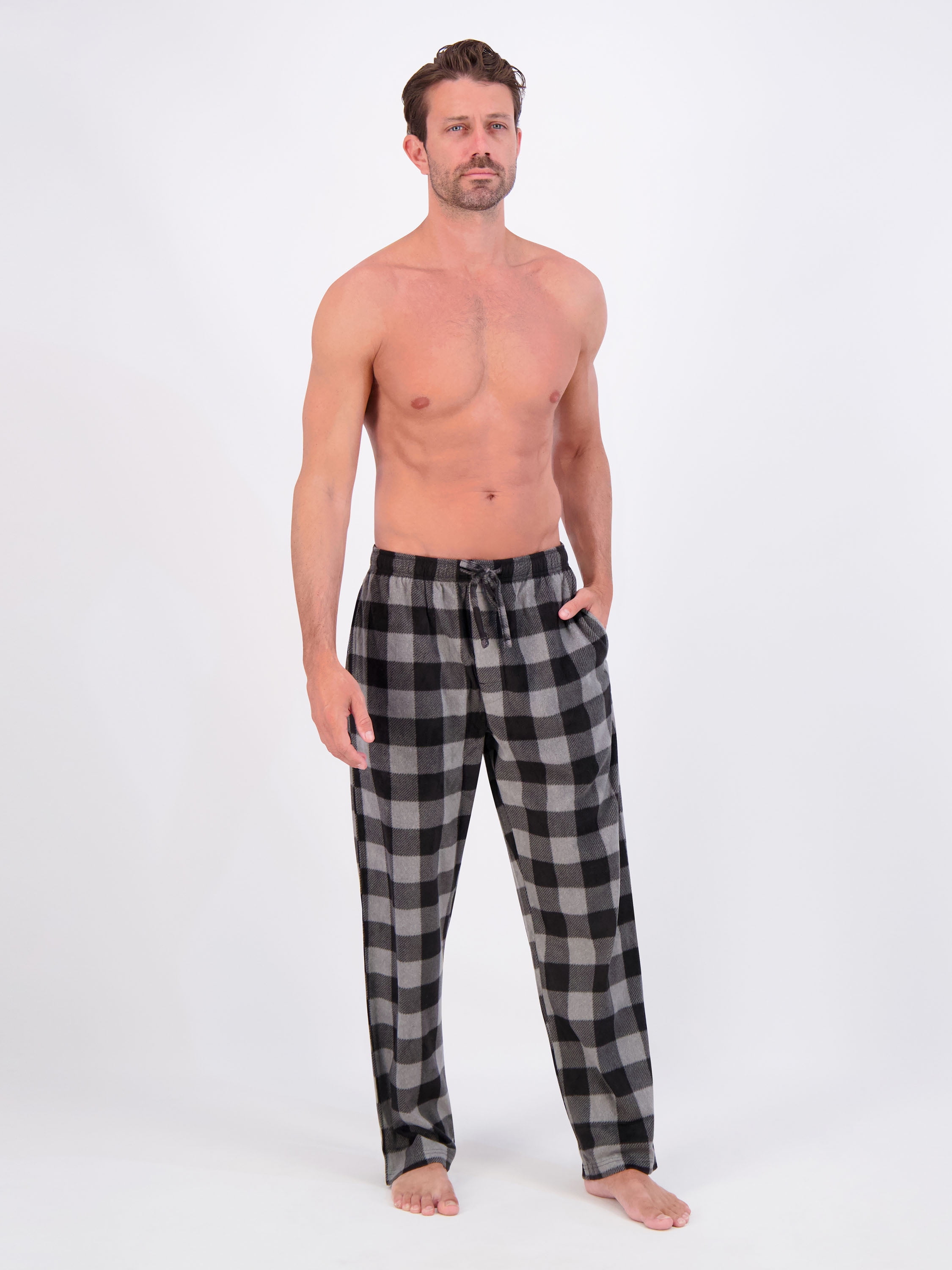 Hanes Men's Cozy Microfleece Pajama Sleep Pants, 2-Pack, Sizes S-2XL