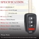 thumbnail image 5 of MechanMagic - Llave de repuesto para Honda HR-V 2016 2017 2018 2019 2020 2021 2022/CR-V 2014 2015 20, 5 of 7
