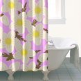 thumbnail image 6 of 72x72 Inch Fabric Shower Curtain Waterproof Polyester, Daisy Floral Print, 6 of 6