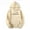 Beige, variant on Dyfzdhu Hoodies for Women Casual Printed Long-sleeved Hooded Sweater