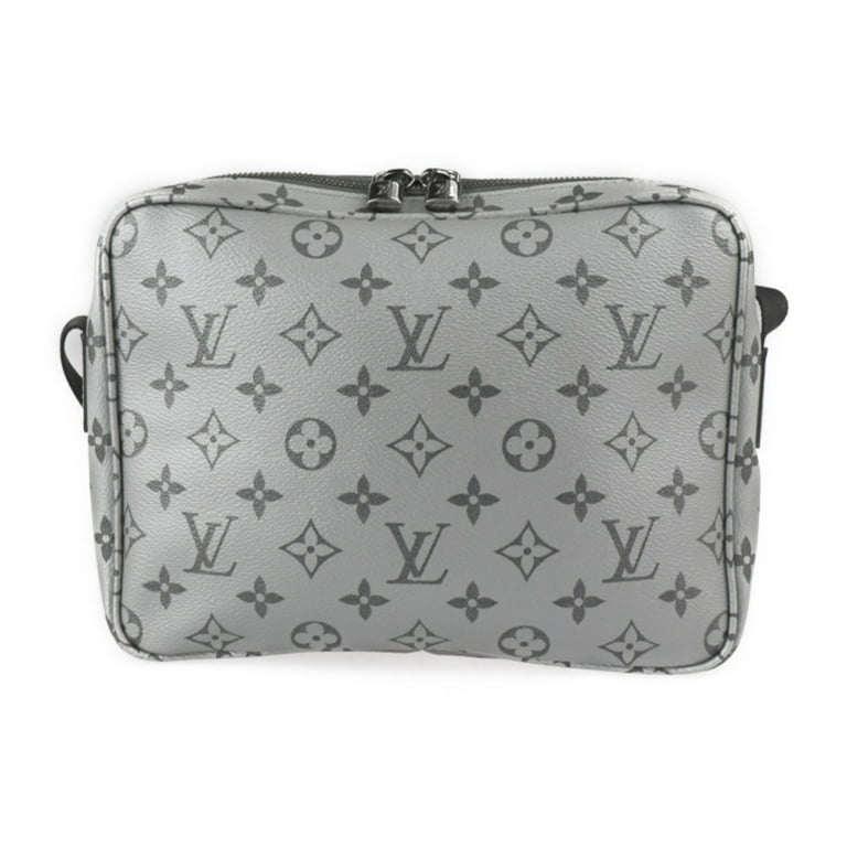 Authenticated Used LOUIS VUITTON Louis Vuitton Messenger PM Shoulder Bag  M43859 Monogram Reflect Canvas Silver Black 2018 Japan Limited 