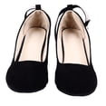 thumbnail image 1 of Suede Block Heel Pumps with Ankle Strap, Classic Style Shoe for Weddings, Parties, and Everyday Wear, 1 of 7