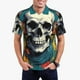 thumbnail image 1 of Fotbe Modern Hip-Hop Skull Camiseta Polo de Golf para Hombre con Estampado – Camisa Deportiva Transpirable con Cuello Abotonado-Small, 1 of 6
