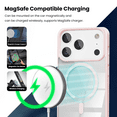 thumbnail image 5 of Entronix [Magnetic] Case Compatible with iPhone 17 Pro - [Clear Back] Soft Matte Frame, 5 of 6