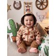 thumbnail image 3 of RUINIXCW Toddler Baby Boy Girl Windbreaker Jacket Western Cowboy Outfit Infant Boys Zip Up Hoodie Spring Fall Winter Long Sleeve Hooded Coats Outwear, 3 of 10