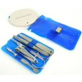 thumbnail image 1 of Twelvenyc Mani On Point Clippers File Tweezers 5 Piece Nail Set, Blue, 1 of 7