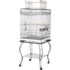 A and E Cage Co. Opening Playtop Bird Cage-Platinum