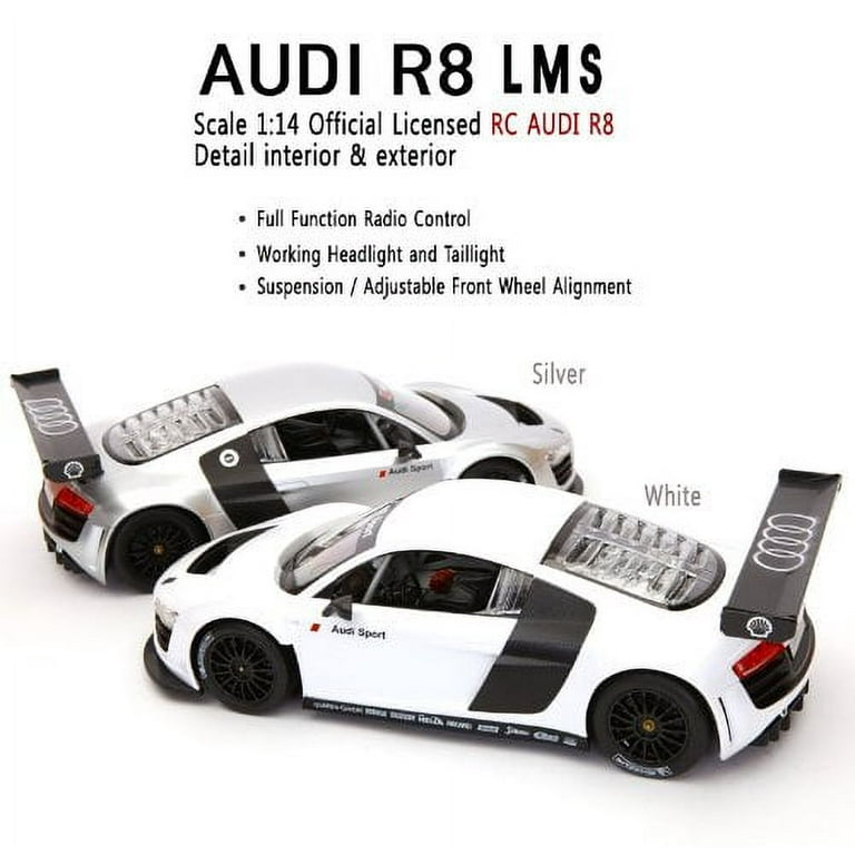 Rastar Rc Audi R8 Lms 1:14 Remote Controlled Sport Car Rtr