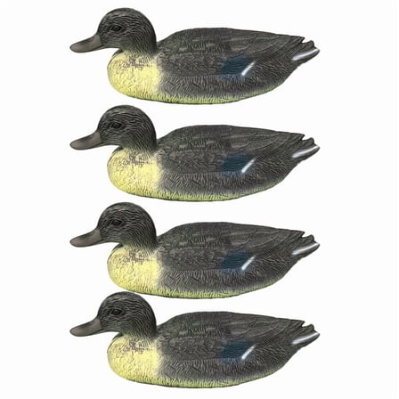 4Pcs Simulated Duck Outdoor Garden Courtyard Decoration Float on the Water Hunting Decoy Realistic Bird No Base,4 x Simulated Duck,As Shown