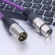 thumbnail image 3 of Cable XLR 3 Pines A Micrófono Blindado 1m Color Morado, 3 of 8