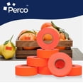 thumbnail image 6 of Perco 1 Line Fluorescent Red Labels - 32,000 Blank Price and Date Gun Labels for Perco Lite, X, Plus and Pro 1 Line Price and Date Guns- 32 Rolls, 4 Sleeves - Made in USA, 6 of 7