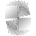 thumbnail image 1 of Pegatinas de pared para espejo hechas a mano, con purpurina, para sala de estar, dormitorio, decoración del hogar (0,1 mm de grosor, 15 × 15 cm, 9 unidades, 2 unidades), 1 of 4