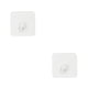 thumbnail image 2 of Wosthever Pack of 10 Wall Hook Home Hooks Self-adhesive Fixers Seamless Sticky Reusable Garage Accessories Hanger Organizer Transparent Transparente 2Conjunto, 2 of 6