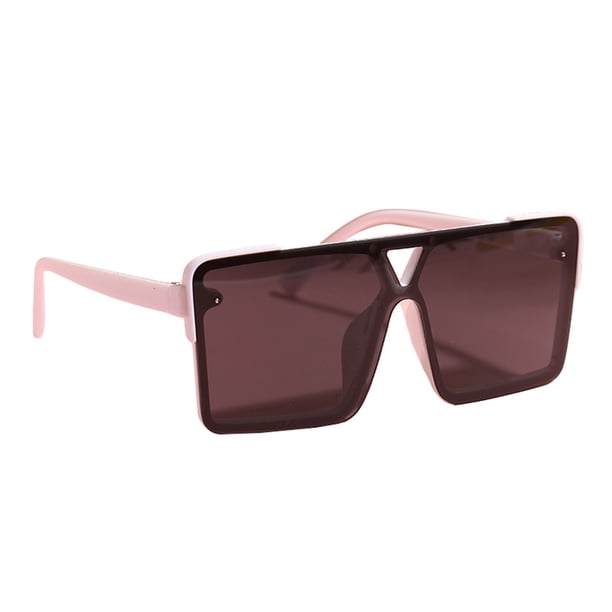 SAYOO Gafas de sol de moda para niños Gafas de montura cuadrada de triángulo plano simple con protección UV 400 SAYOO Moda