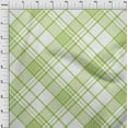 thumbnail image 4 of oneOone Cotton Poplin Light Green Fabric Tartan Dress Material Fabric Print Fabric By The Yard 42 Inch Wide-8874, 4 of 4