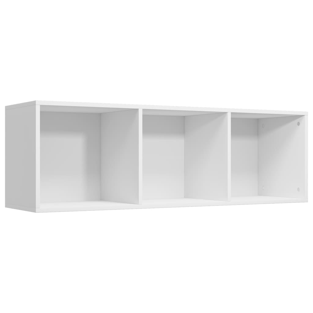 Veryke 3-Tier Wood Open Storage Shelf, Modern Freestanding Bookcase for Home Office Display, White