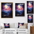 thumbnail image 4 of Designart "Serenity Among Stellar Stars I" Stars Floater Framed Canvas Art Print, 4 of 7
