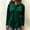 Army Green, variant on Solid Tops for Women Tie Neck Long Sleeve Velvet Blouse Bow Front Dressy Tunic Tops Purple XXL