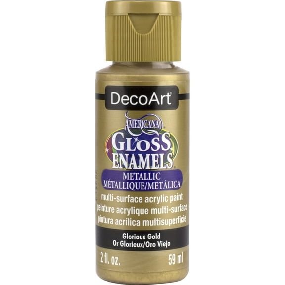 DecoArt a Gloss Enamels Acrylic Paint, 2 oz., Glorious Gold