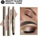 thumbnail image 5 of Lápiz Delineador de ojos azul nacarado, 12 colores, resistente al agua, lentejuelas brillantes, sombra de ojos, maquillaje, Cosméticos de belleza （03 Matte, 5 of 5