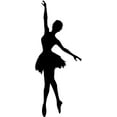 thumbnail image 2 of Ballet Wall Decal by Wallmonkeys Peel and Stick Graphic (18 in H x 7 in W) WM59005, 2 of 4