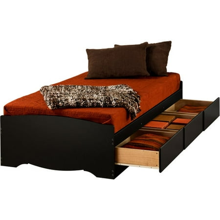Prepac Storage Mates Bed, Black (Component)