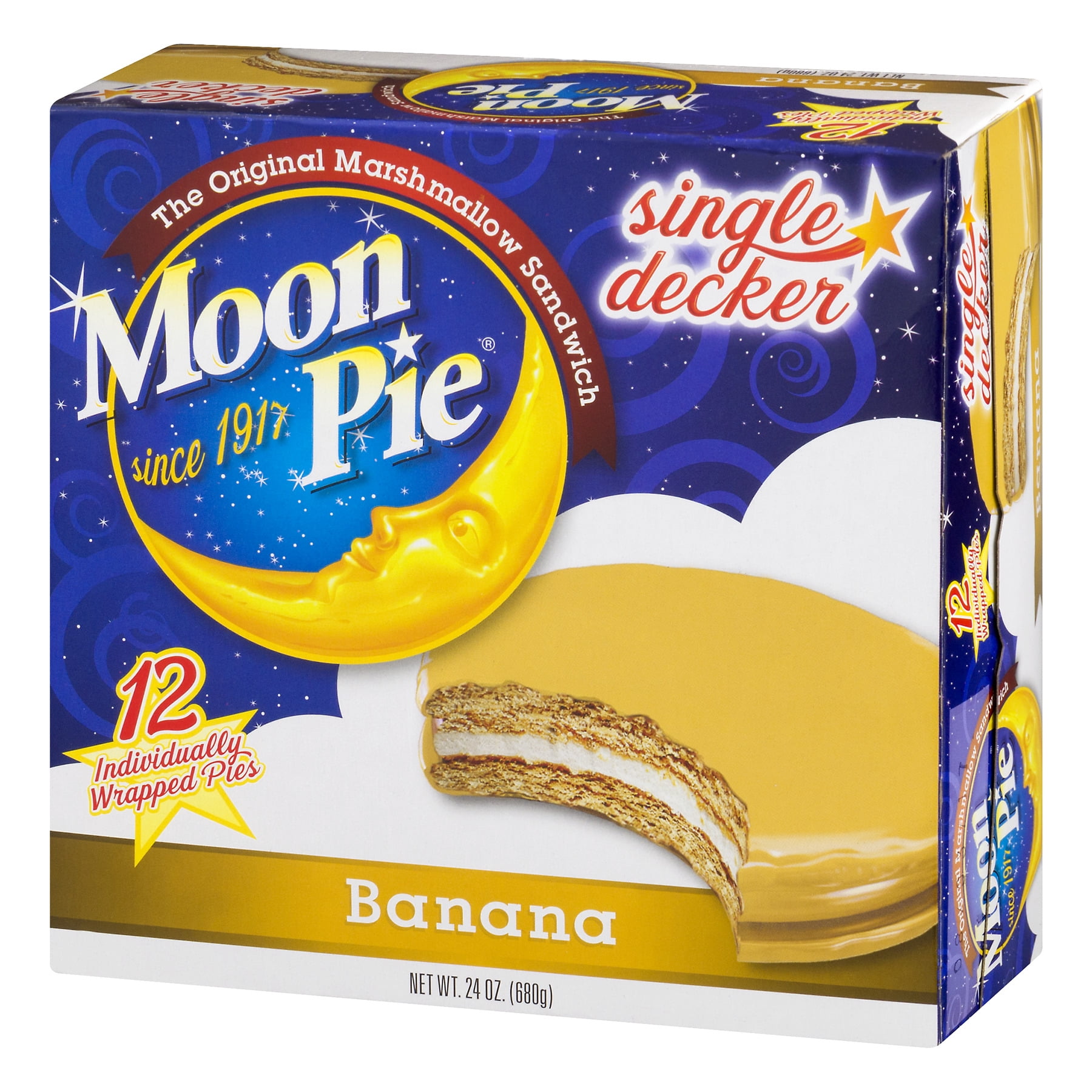 8 PackS : Original MoonPie Banana - 12 count box