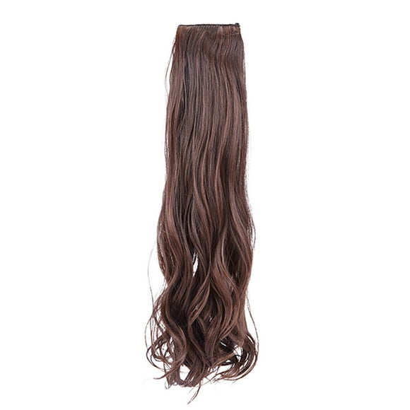 Outdoorline Long Curly Hair Extension Ponytail Hair for Ladies Hairpiece Wigs（no bangs)