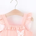 thumbnail image 6 of Odeerbi Girls Dresses Baby Girl Clothes Toddler Dress Butterfly Wings Mesh Splicing Princess Dress Sleeveless Tank Dress + Hat, 6 of 9