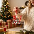 thumbnail image 4 of A‑Z Snowman 26 Letter Christmas Tree Ornaments, 2D Flat Acrylic Hanging Initial Ornament Pendants, Red Snowman Alphabet Decor for Xmas Party Holiday Decoration, 4 of 6