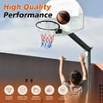 thumbnail image 3 of 【LuckyNote】Basketball Double Spring Solid Rim, 18" Steel Basketball Rim for Indoor and Outdoor Black, 3 of 6