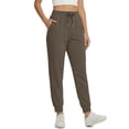 thumbnail image 4 of Fantaslook Scubaknit Pants for Women Elastic Waist Drawstring Tapered Lounge Pants with Pockets Casual Joggers, 4 of 8