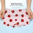 thumbnail image 3 of Yiaed Strawberry Print Boys' Boxer Briefs Cotton Casual Stretch Comfort Boys Boxers - Kids Boxer Briefs Underwear for Boys (6-18)-Small, 3 of 5