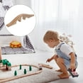 thumbnail image 3 of EeaseMX 1 pieza de tren de madera, puente de juguete, accesorios de expansión para niños., 3 of 7