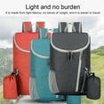 thumbnail image 3 of Qarigey Mochila plegable ligera e impermeable para aventuras al aire libre, bolsa de viaje plegable para senderismo Envolturas para manijas de equipaje 5322 Gris Profundo, 3 of 6