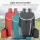 thumbnail image 3 of Qarigey Mochila plegable ligera e impermeable para aventuras al aire libre, bolsa de viaje plegable para senderismo Envolturas para manijas de equipaje 5322 Gris Profundo, 3 of 6
