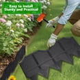 thumbnail image 4 of Border de Jardín Negro, Borde de Bordes de Jardín Fácil de Instalar Hermoso 40 piezas para al aire libre, 4 of 7