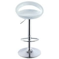 thumbnail image 7 of Duhome Bar Stools with Back Set of 2, Adjustable Counter Height Bar Stools Round Swivel Kitchen Stool, White, 7 of 7