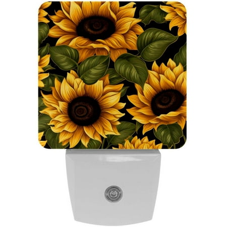 

Sunflower LED Square Night Lights - Bright Energy-Efficient Luminaires for Tranquil Nights - Set of 2 200 Characters