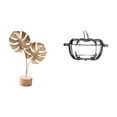 thumbnail image 1 of Escultura De Hoja De Metal, Plato De Dulces De Vidrio, Figura En Forma De Calabaza, Artesanía, Adorno Nórdico, Mesa Abstracta, Fiesta, Hogar, Tarro De Galletas Transparente, 1 of 8