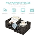 thumbnail image 6 of Best Choice Products Set of 2 16in Woven Water Hyacinth Pantry Baskets w/ Chalkboard Label, Chalk Marker - Black, 6 of 7